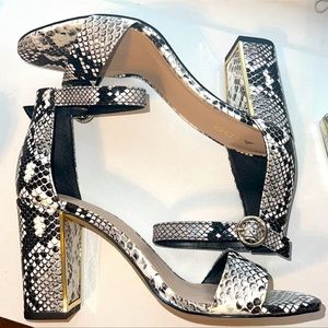 *LIKE NEW* Aldo Snakeskin Block Heels
